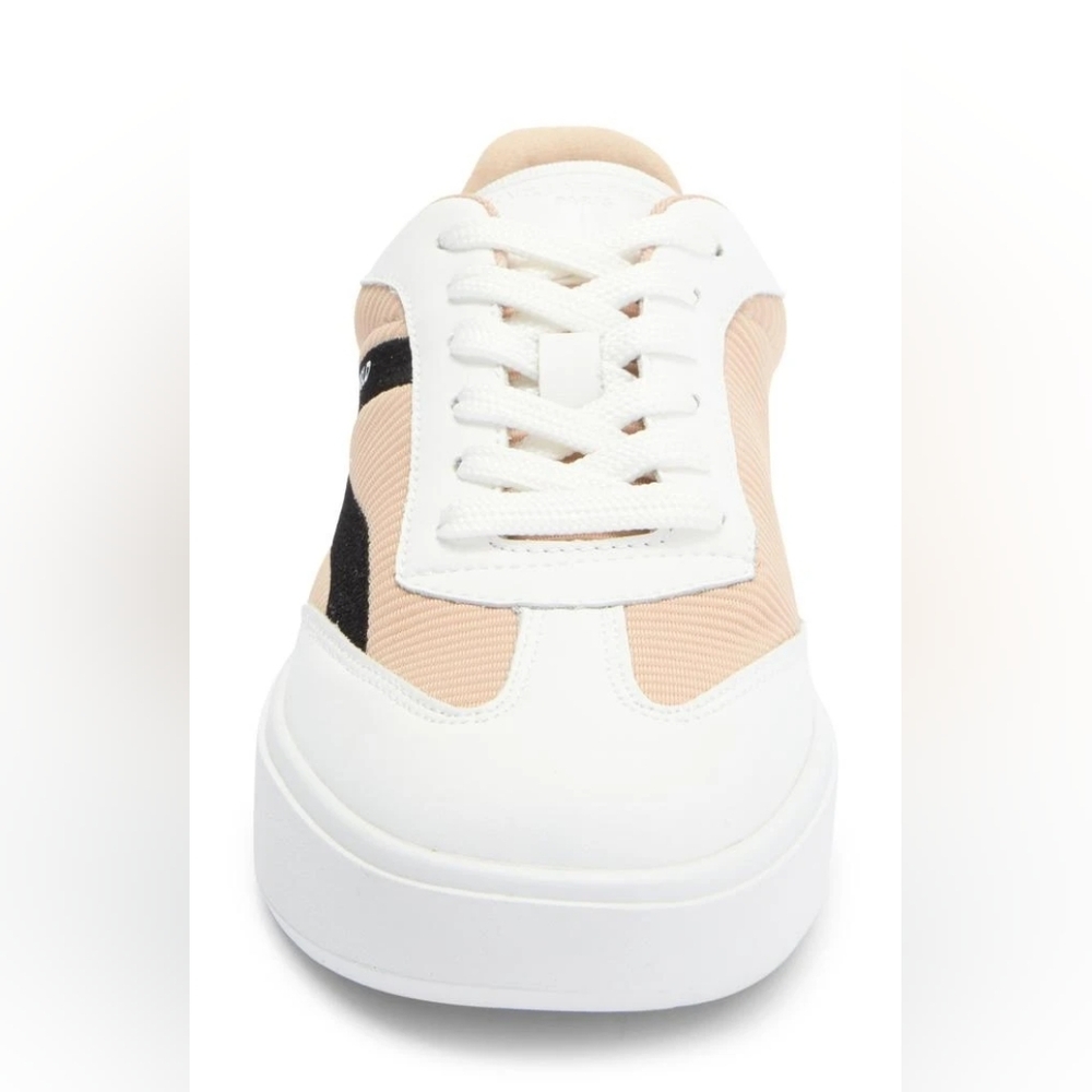 Karl Lagerfeld Paris Women’s Shila Platform Beige/ White Sneakers Size 11 - Picture 8 of 10
